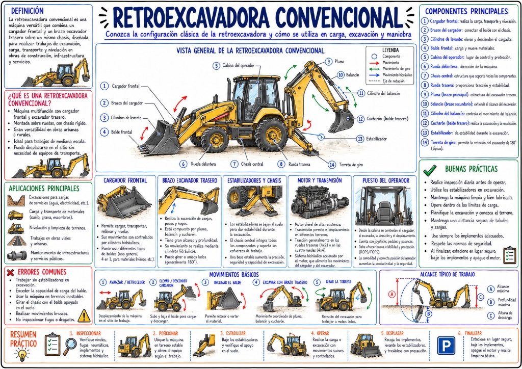 Retroexcavadora Convencional