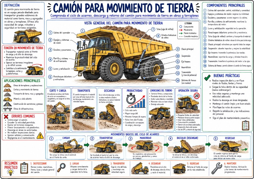 Camión para Movimiento de Tierra