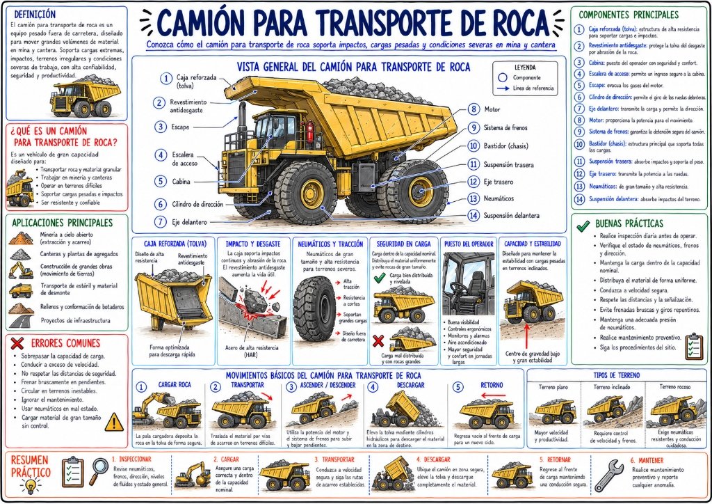 Camión para Transporte de Roca